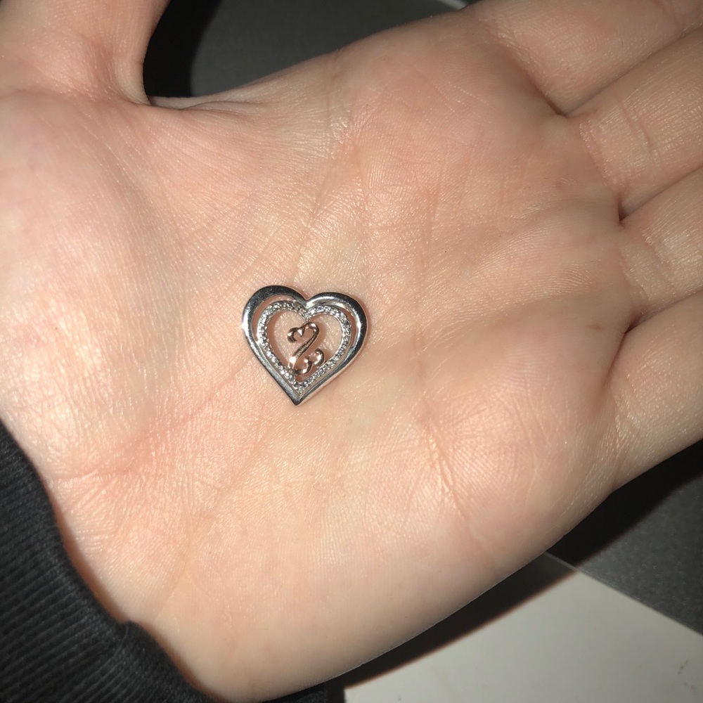 Open heart necklace pendent